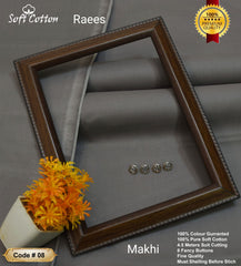 Premium Fine Quality Soft Cotton Fabric-Makhi