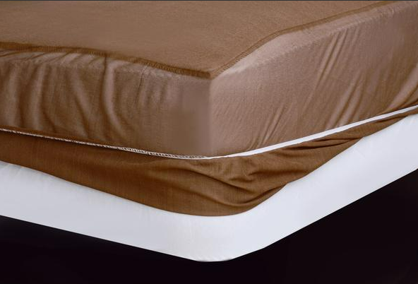 Water Proof Mattress Protector | Terry Fabric - Brown