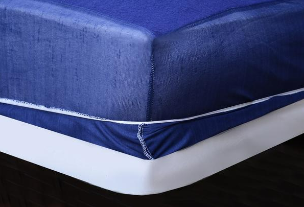 Water Proof Mattress Protector | Terry Fabric - Blue