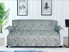 Printed Quilted Sofa Runners - Sofa Coats - Grey