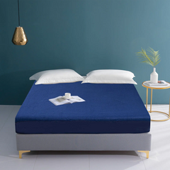 Water Proof Mattress Protector | Terry Fabric - Blue